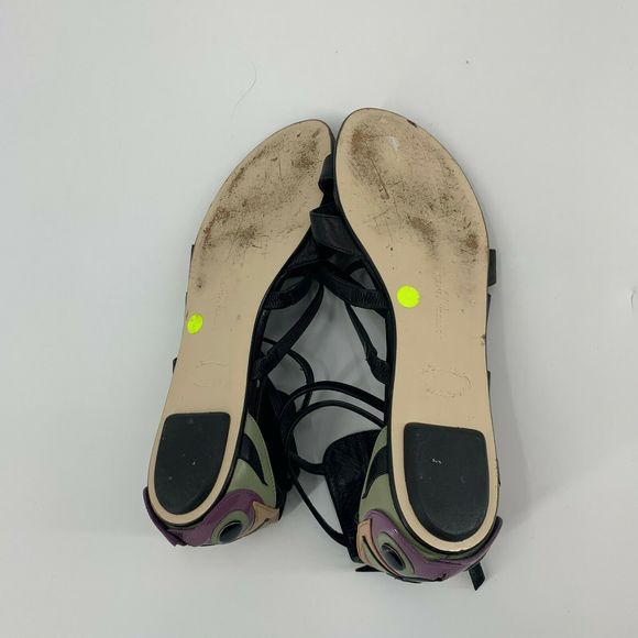 Bottega Veneta Butterfly Leather Sandals 39.5 - Picture 9 of 10